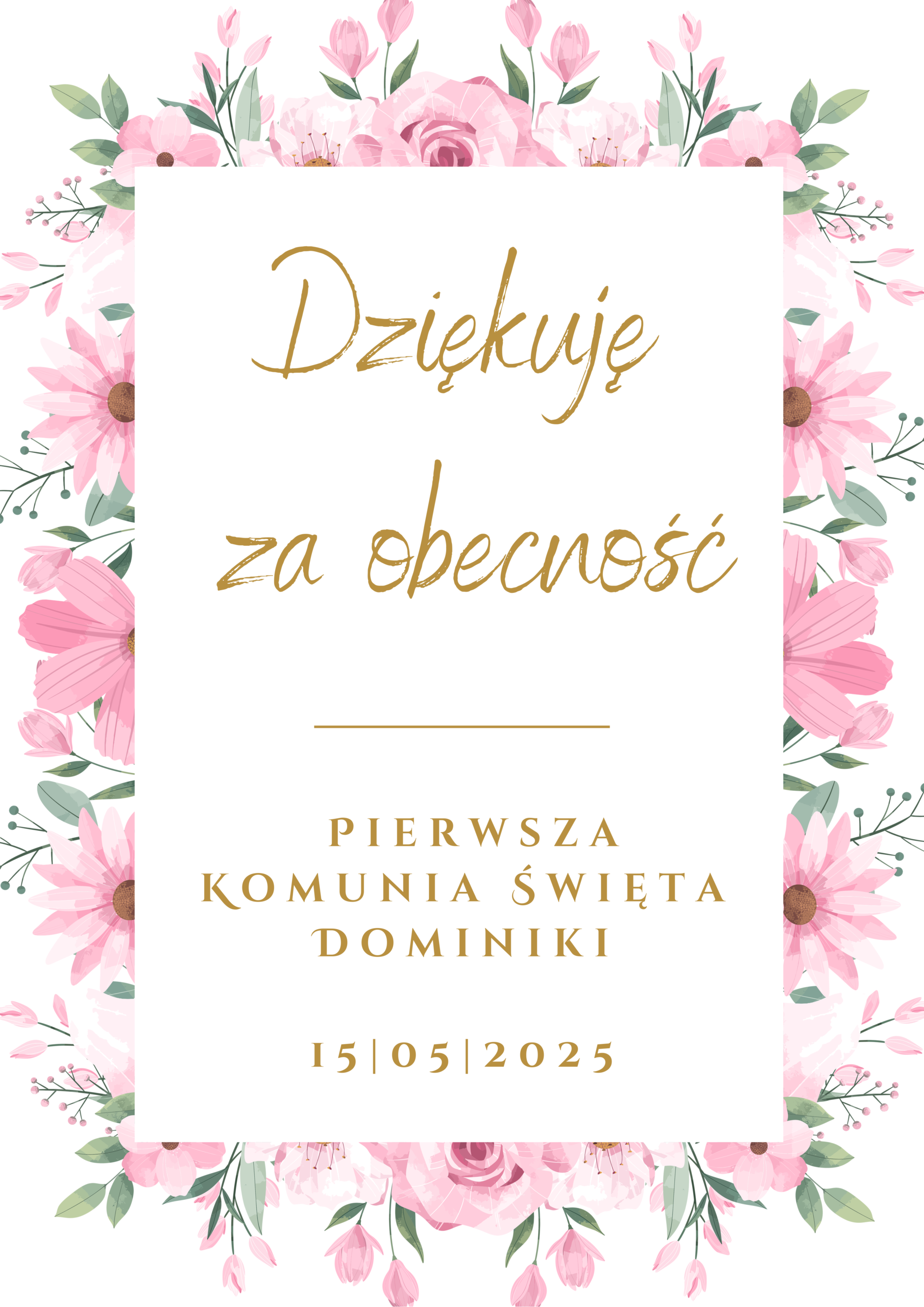 Upominek komunijny w pudełku - Różowy - obrazek 3
