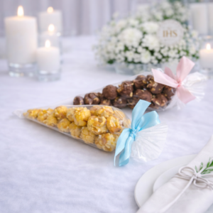 Popcorn w rożku – upominek dla gości z personalizacją